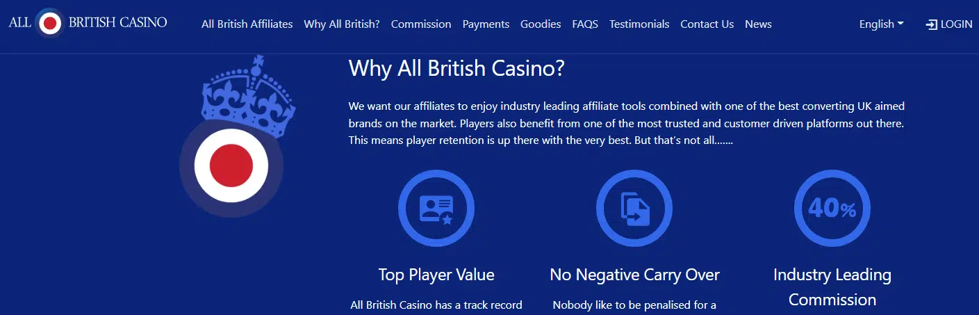 All British Casino Affiliates Program All British Casino Affiliates Program