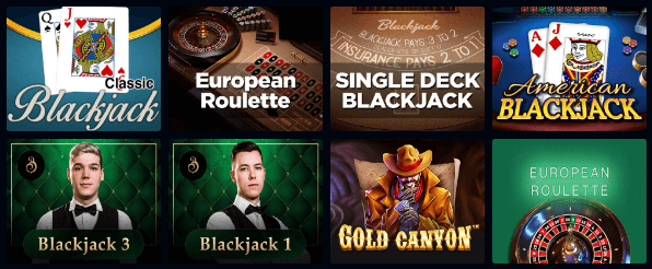 Betplay.io Casino Table Games