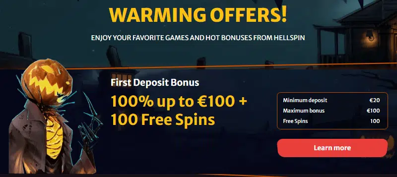 Hell Spin Casino First Deposit Bonus Hell Spin Casino First Deposit Bonus