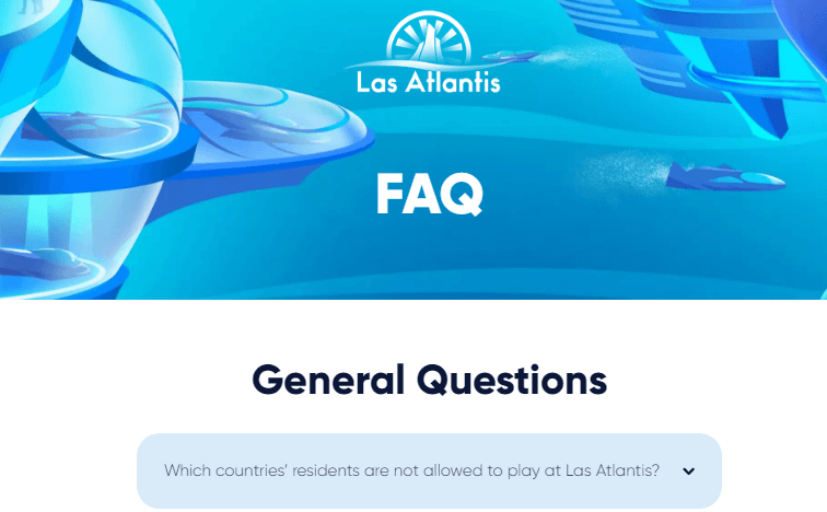 Las Atlantis FAQ Support