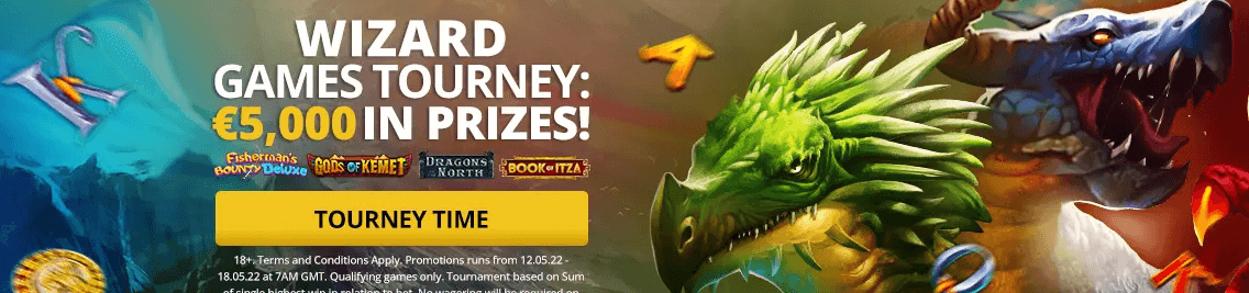 LuckLand Casino Wizard Games Tourney