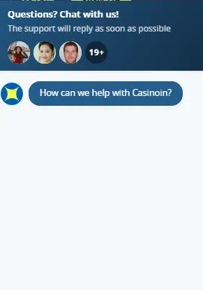 Casinoin Live Chat Support Casinoin Live Chat Support