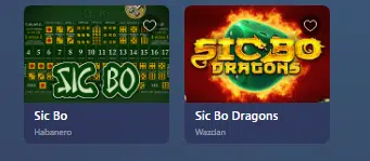 Casinoin Sic Bo Games Casinoin Sic Bo Games