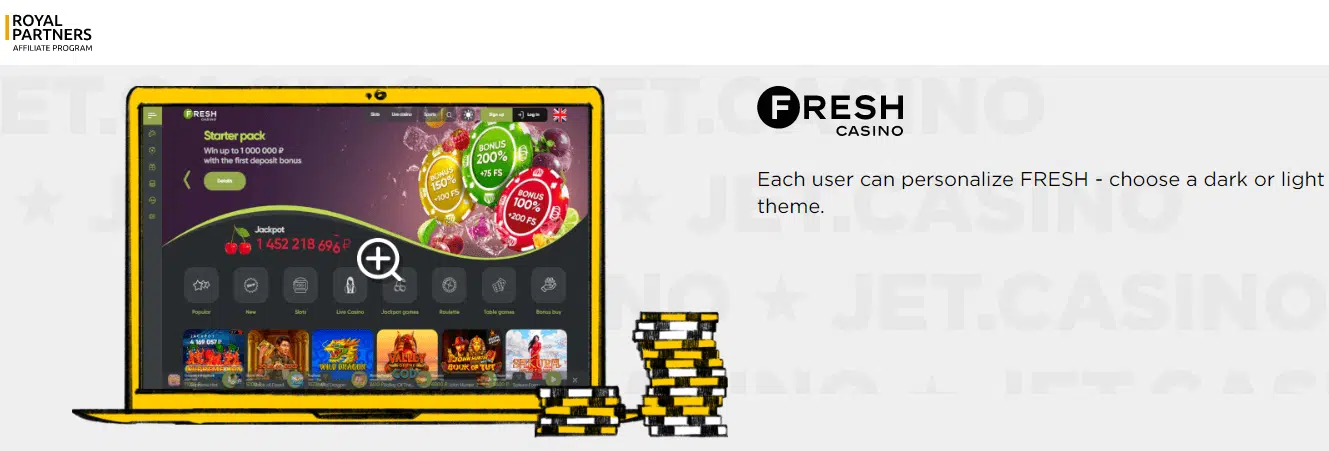 Fresh Casino Affiliate Program Fresh Casino Affiliate Program