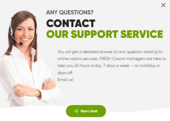 Fresh Casino Customer Support Fresh Casino Customer Support
