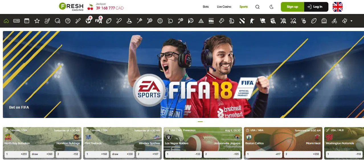 Sports Games by Fresh Casino Sports Games by Fresh Casino