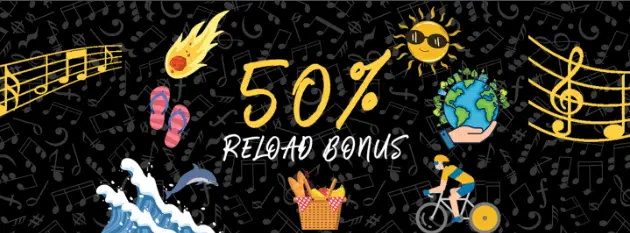 50% Reload Bonus by BetOBet