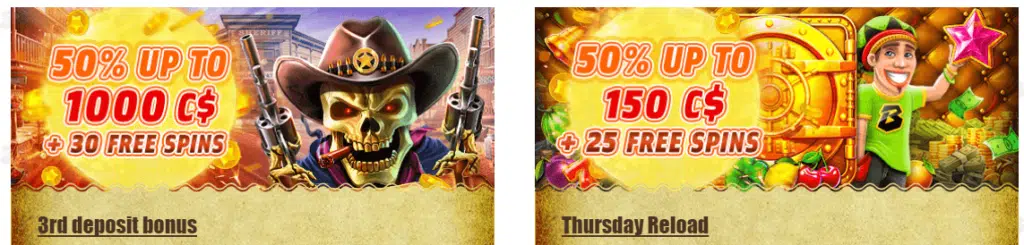 Bob Casino 3rd Deposit & Thursday Reload Bonus