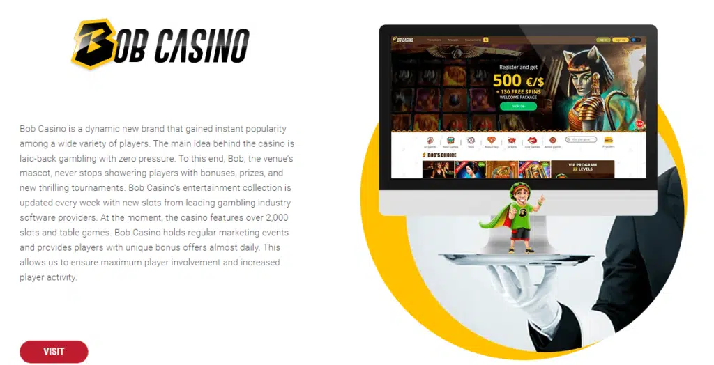 Bob Casino Affiliate Program