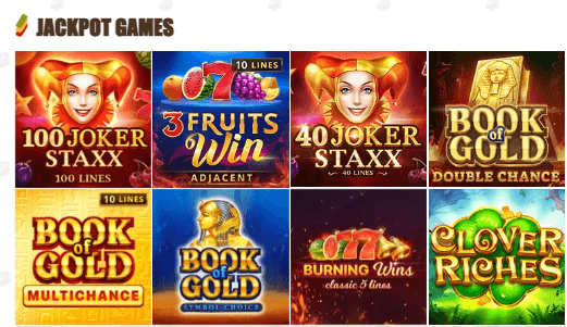 Bob Casino Jackpot Games