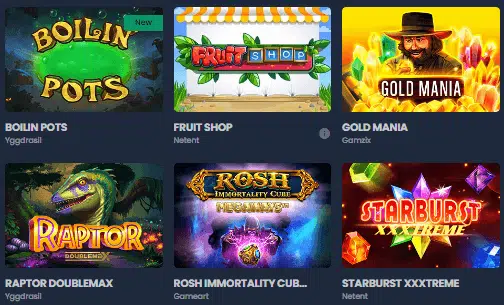 Kryptosino Casino Slot Games