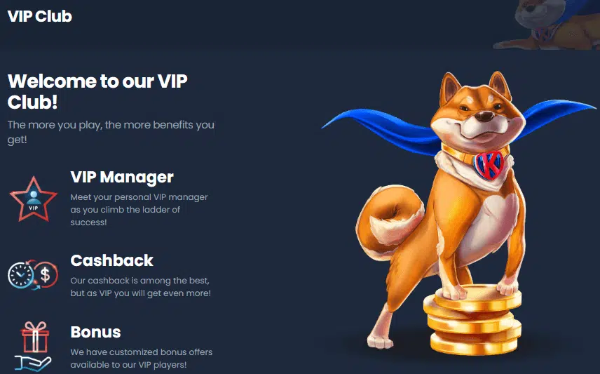 Kryptosino Casino VIP Club