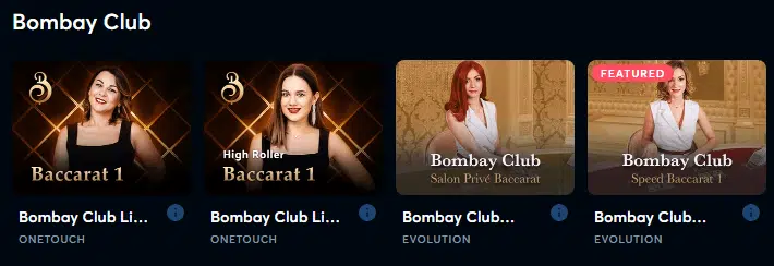 Livecasino.io Bombay Club Games Livecasino.io Bombay Club Games