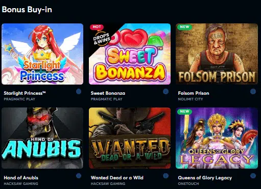 Livecasino.io Bonus Buy-in Games Livecasino.io Bonus Buy-in Games