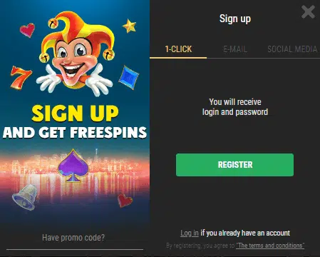 Riobet Casino Sign Up Process