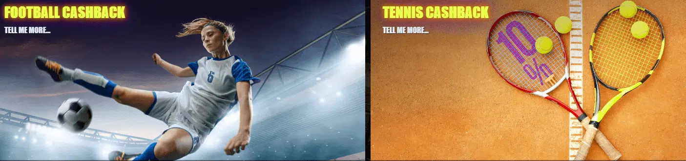 2kBet Football & Tennis Cashback Offer 2kBet Football & Tennis Cashback Offer