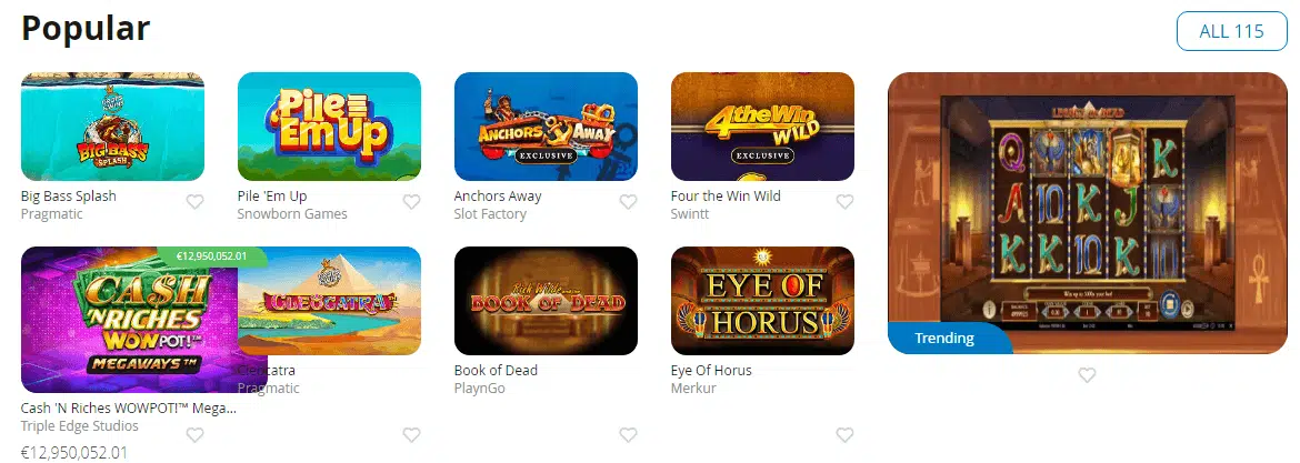 CasiGO Casino Popular Games CasiGO Casino Popular Games