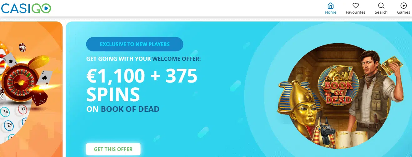 CasiGO Casino User Interface CasiGO Casino User Interface