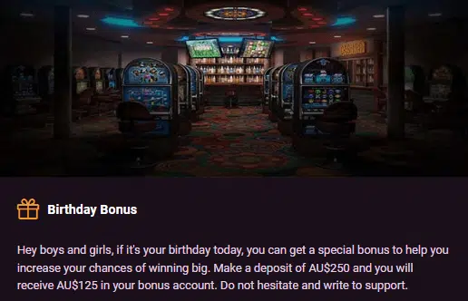 Casinonic Birthday Bonus Casinonic Birthday Bonus