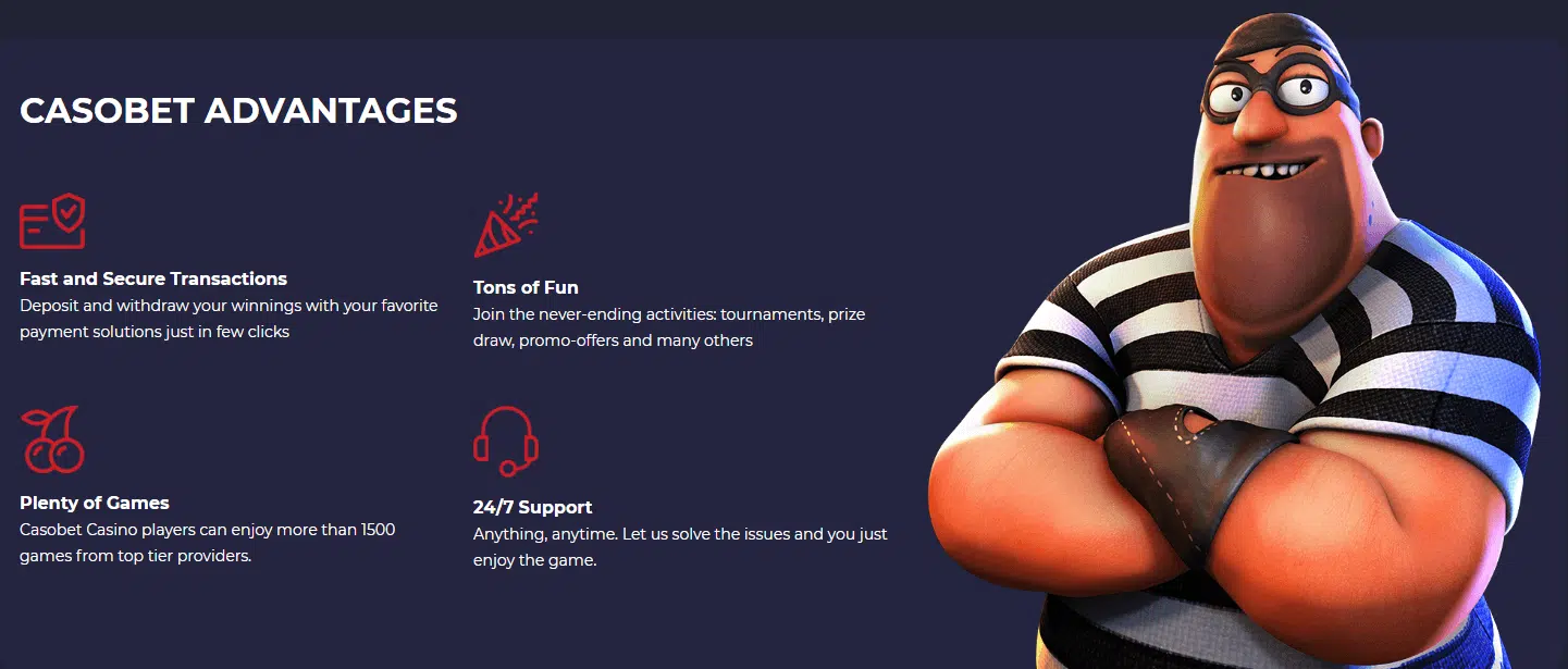 Casobet Advantages Casobet Advantages