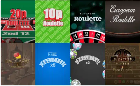 Casumo Casino Table Games