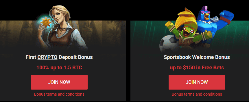 Cobra Casino Crypto & Sports Welcome Bonus