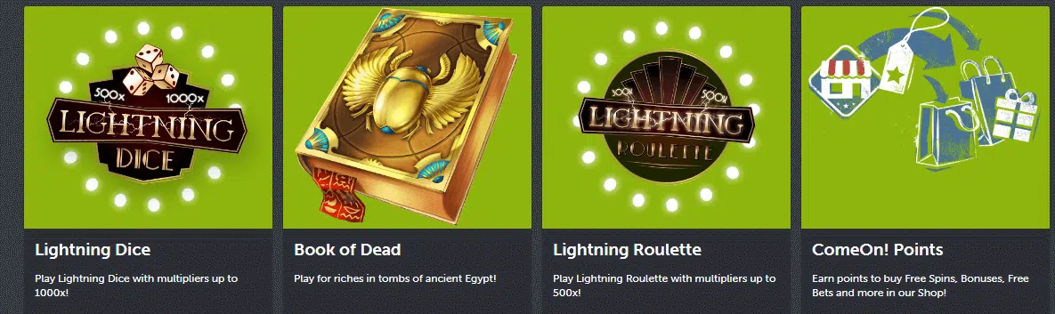 ComeOn Promos ComeOn Promos