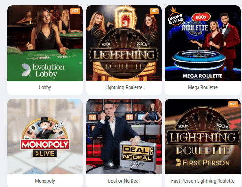Cookie Live Casino Games