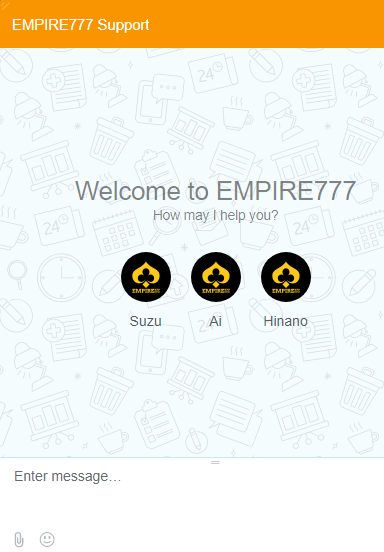 Empire777 Live Chat Support