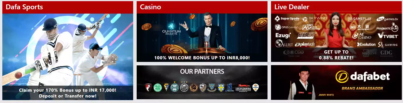 Features of Dafabet Features of Dafabet