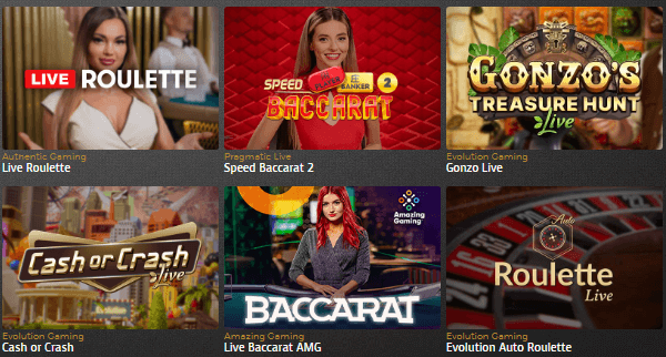 Live Casino Games by Casino Extra