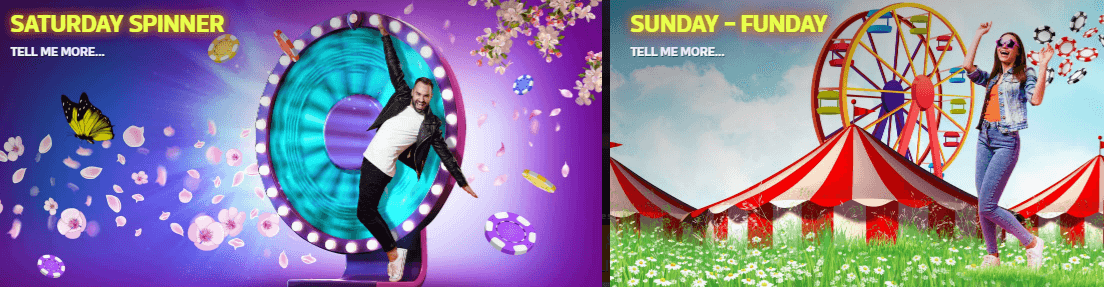 Mad About Slots Saturday Spinner & Sunday - Funday Offer