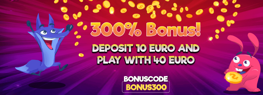 300% Bonus by CashiMashi Casino