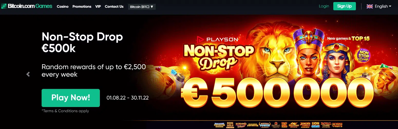 Bitcoin.com Games User Interface Bitcoin.com Games User Interface