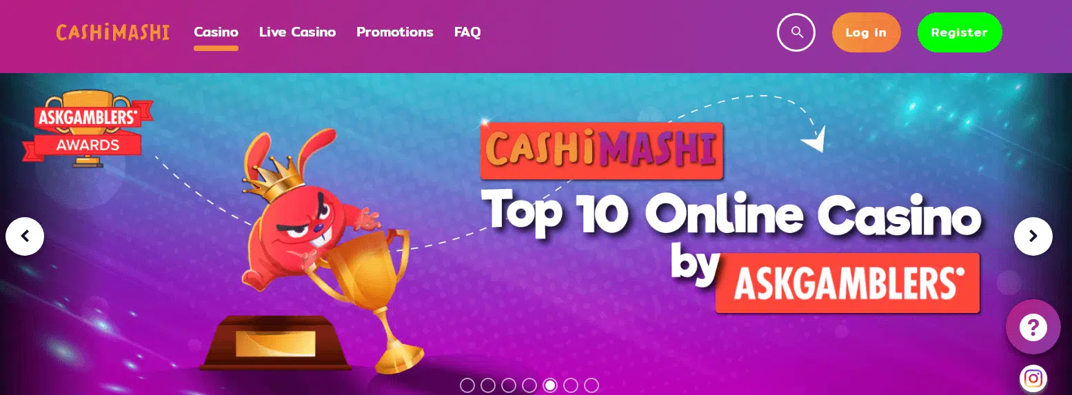 CashiMashi Casino Award by AskGamblers CashiMashi Casino Award by AskGamblers