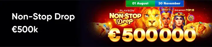 Non-stop Drop $500K Promo by Bitcoin.com Casino Non-stop Drop $500K Promo by Bitcoin.com Casino