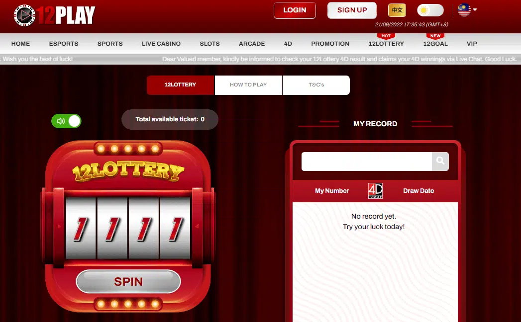 12Lottery by 12Play 12Lottery by 12Play