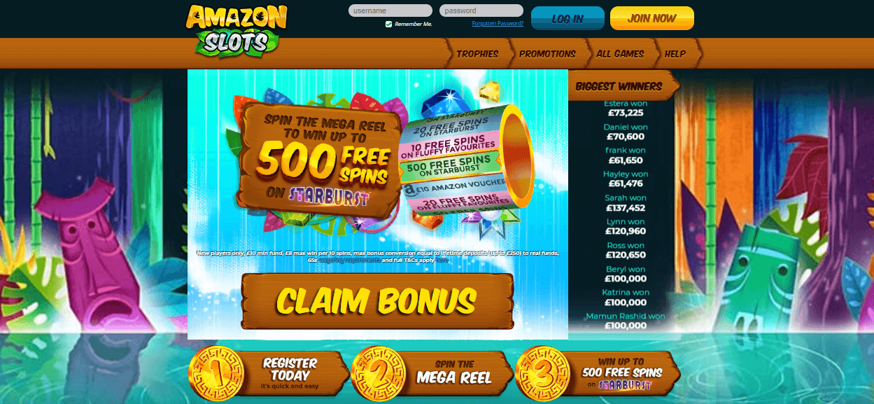 Amazon Slots Casino - Overview