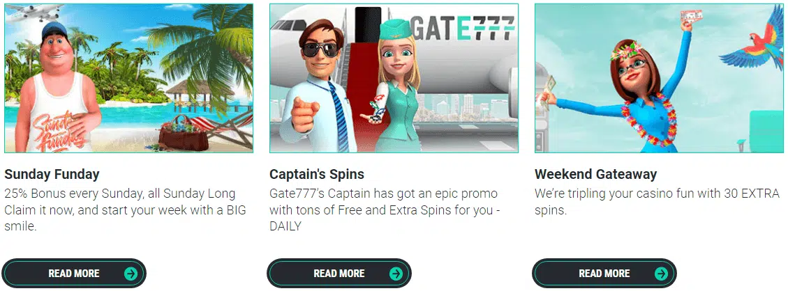 Gate777 Casino Rewards & Promos Gate777 Casino Rewards & Promos