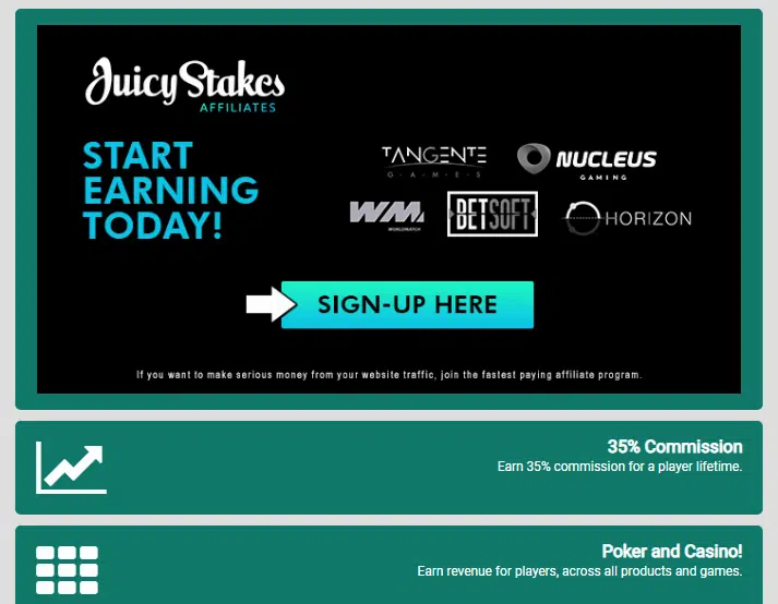 Juicy Stakes Casino Affiliate Program Juicy Stakes Casino Affiliate Program