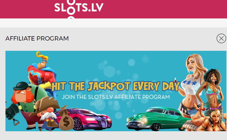 Slots.lv Affiliate Program