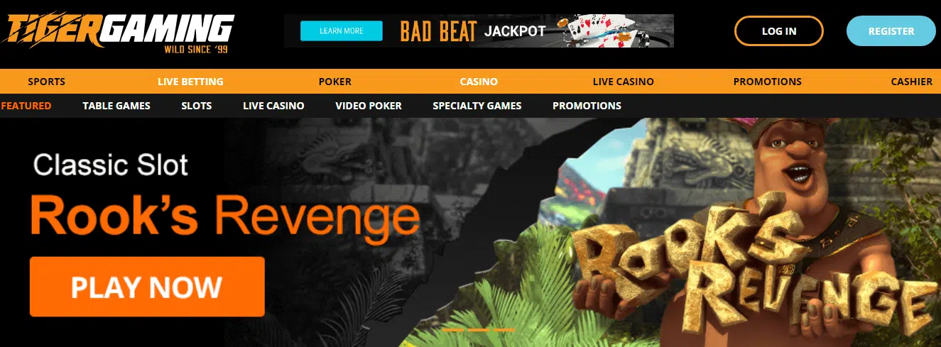 TigerGaming Casino Offerings TigerGaming Casino Offerings