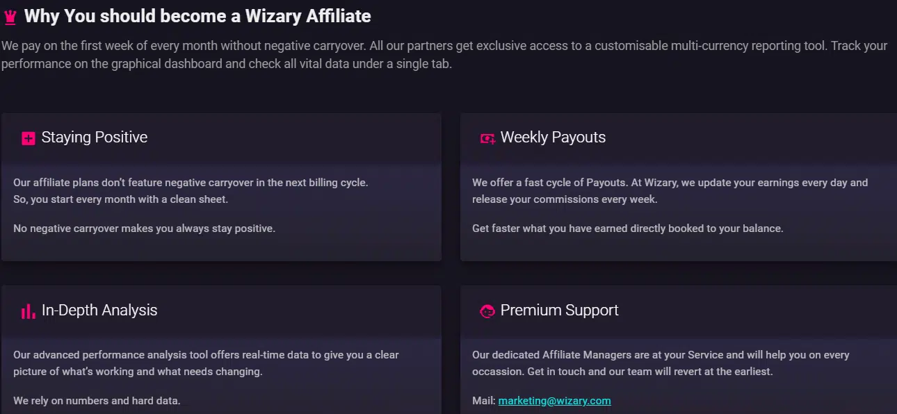 Wizary Casino Affiliate Program Wizary Casino Affiliate Program