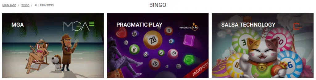 888Starz Bingo Games