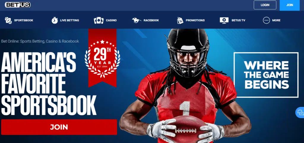 BetUS User Interface