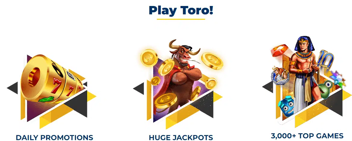 Features of PlayToro Casino Features of PlayToro Casino
