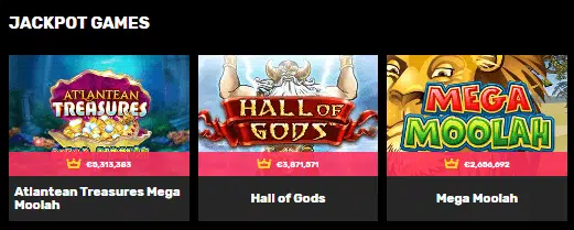 Hyper Casino Jackpot Games