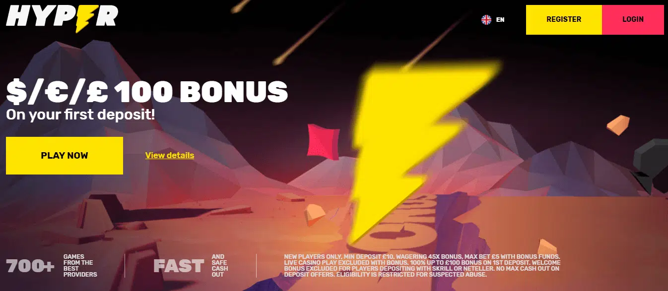 Hyper Casino User Interface