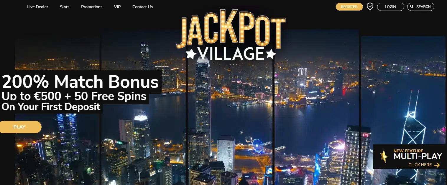 Jackpot Village Casino User Interface Jackpot Village Casino User Interface