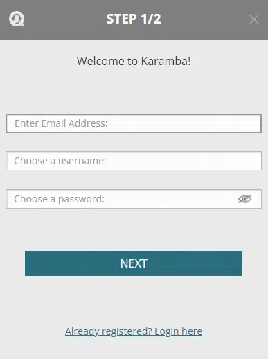 Karamba Casino SignUp Process Karamba Casino SignUp Process